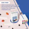 Dwustronne markery alkoholowe Fine & Slim Broad OHUHU, 24 Podgląd zdjęcia produktu 7