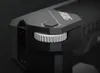 A close-up shot of a black graphics card holder with a silver adjustment dial. Produktbild-Vorschau