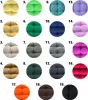 A collage of round, tufted cushions in various colors, each labeled with a number. Produktbild-Vorschau