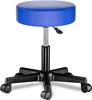 CASARIA® Tabouret de bureau bleu pivotant 360° hauteur Voir les images du produit 1