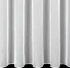 A close-up view of a white sheer curtain with vertical folds. Produktbild-Vorschau