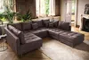 riess-ambiente XXL-Wohnlandschaft KENT 305cm antik braun Produktbild-Vorschau 13