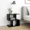 vidaXL Stolik nocny czarny 50x30x51,5 cm materiał Podgląd zdjęcia produktu 2