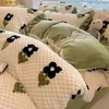 360Home Winterliche Wärme, verdicktes Leintuch-Set 4 Stück Produktbild-Vorschau 8