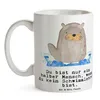Mr. & Mrs. Panda Tasse Schwimmlehrer Herz - Weiß - Produktbild-Vorschau 3