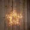LED Stern Flower Star - hängend - D: 60cm - 200 warmweiße LED - inkl. Trafo - Outdoor - transparent Produktbild-Vorschau