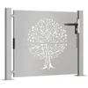 Gartentor 100x100 cm Cortenstahl Baumdesign Produktbild-Vorschau 3