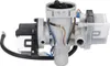 A close-up product shot of a washing machine drain pump assembly. Produktbild-Vorschau