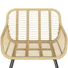 Yaheetech 4-tlg. Gartenmöbel-Set aus Polyrattan, 2-Sitzer & Produktbild-Vorschau 8