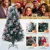 COSTWAY albero di Natale artificiale 180 cm con pigne e Anteprima dell’immagine prodotto 6