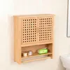 Nástěnná skříňka z bambusu v ratanovém stylu do koupelny Náhled obrázku produktu 3