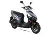 Motorroller Sonic 50 cmm 45 km/h, Euro 5, silber-schwarz GT Produktbild-Vorschau 4