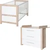 set di mobili per bambini 2 pezzi Malo - Culla 70 x 140 cm Anteprima dell’immagine prodotto 1