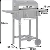 Holzkohlegrill BD-892 mit Gusseisenrost (42x31,5 cm), Produktbild-Vorschau 5