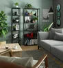 Industrielles schwarzes Metallregal mit 6 Regalböden für Produktbild-Vorschau 9