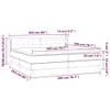Boxspringbett mit Matratze Taupe 200x200 cm Stoff Produktbild-Vorschau 6
