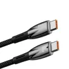 Baseus Glimmer USB-Kabel 2 m USB C Schwarz Produktbild-Vorschau 2