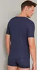 Schiesser Herren T-shirt V-Ausschnitt 8 blau ST Produktbild-Vorschau 5