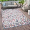 Outdoor Teppich Wetterfest Wohnzimmer Balkon Skandinavisch Produktbild-Vorschau 1