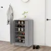 vidaXL Botník Grey Sonoma 60x35x92 cm Dřevěný materiál Náhled obrázku produktu 2