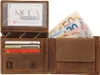 Greenburry Geldbörse Herren Leder braun antik Vintage mit Produktbild-Vorschau 8