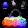 2.5m Halloween Schädel Lichterkette LED Batteriebetrieben Produktbild-Vorschau 5