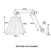 Wandlampe im rustikalen Stil Raul mit E27-Auszieharm und Produktbild-Vorschau 6