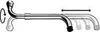 Neoperl S-Auslaufrohr 280–480 mm, Universal 3/4" Chrom Produktbild-Vorschau 2