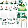 Heyu-Lotus Fußball Tortendeko Set für Geburtstag Party Produktbild-Vorschau 1