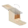Relaxdays Eichhörnchen Futterhaus, Futterstelle aus Holz, Produktbild-Vorschau 6