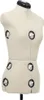 vidaXL Dressmaker's Dummy Adjustable Female Cream S Veľkosť Náhľad obrázku produktu 4