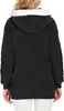 ASKSA Damen Fleecejacke Strickjacke Einfarbig Produktbild-Vorschau 4