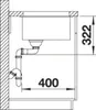 Blanco Subline 700-U Levl Sg Sow Zb Spüle Produktbild-Vorschau 5