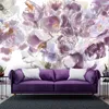 Iris Blumem Lila FOTOTAPETE 350x245 cm VLIES Tapete Produktbild-Vorschau 2