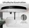 LED Spiegelschrank 60 cm, rund, Alukorpus schwarz, 2 Produktbild-Vorschau 5