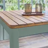 Tavolo da giardino in acacia con angoli arrotondati, 6 Anteprima dell’immagine prodotto 6