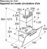 Cappa decorativa angolare da 80 cm, 768 m³/h, nera Bosch Anteprima dell’immagine prodotto 5
