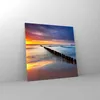 Bilder auf glas - Meer Küste Strand Sonnenaufgang - 40x40cm Produktbild-Vorschau 4