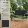 tectake® Schaukelbank Greta 121 x 72 x 86,5 cm Produktbild-Vorschau 2