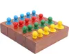 Jeu de blocs cylindriques en bois, jouets sensoriels Voir les images du produit 3