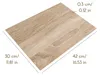 Creative Deco 10 x A3 MDF - Plaat, Eiken, 420 x 300 x 3 mm Productafbeelding-voorbeeld 3