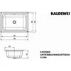 KALDEWEI CAYONO Unterbauwaschtisch, 3190, 596 x 426 mm, Produktbild-Vorschau 2