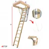 4Step Bodentreppe Gedämmt GREENLINE Dachbodentreppe 120x90 Produktbild-Vorschau 6