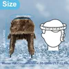 Herren Ushanka Russische Mütze mit Ohrenklappen Winddichte Produktbild-Vorschau 2