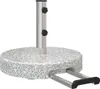 Pied de parasol vidaXL gris, Ø 45 x 37,5 cm, aspect granit Voir les images du produit 1