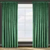 Design 91 Tenda nastrata 140x270 Rosa verde velluto scuro Anteprima dell’immagine prodotto 12