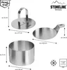 STONELINE® Anelli da dessert tondi set da 8 pezzi | acciaio Anteprima dell’immagine prodotto 3