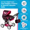 Kinderplay Puppenwagen 3-in-1 – Gondel, Sportwagen und Produktbild-Vorschau 7