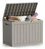 Gartenbox wasserfest 170L Aufbewahrungsbox Garten Balkon Produktbild-Vorschau 2