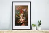 MuchoWow® MuchoWow® Gerahmtes Poster Frau - Blumen - Farben Produktbild-Vorschau 4